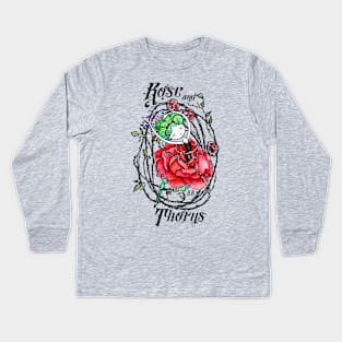 Dance Rose Kids Long Sleeve T-Shirt